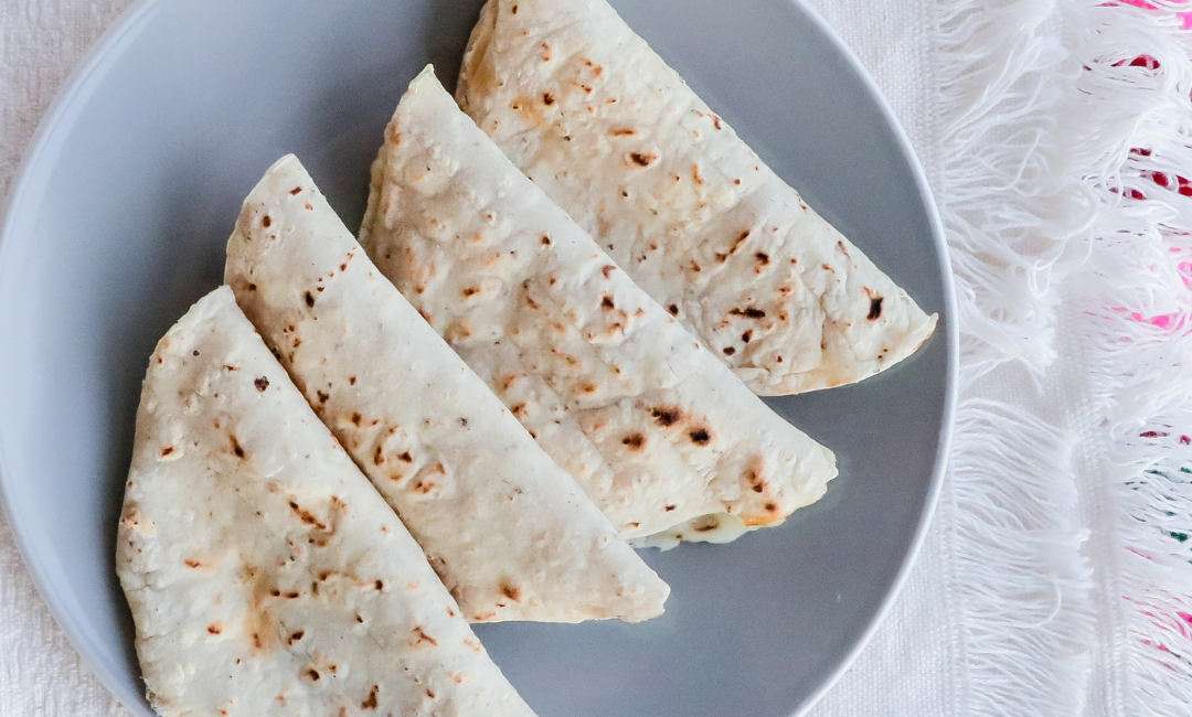 Courgette en Feta Quesadilla