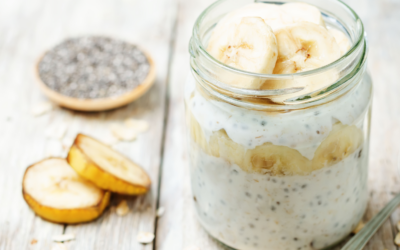 Overnight Oats Met Kaneel, Zaden en Banaan